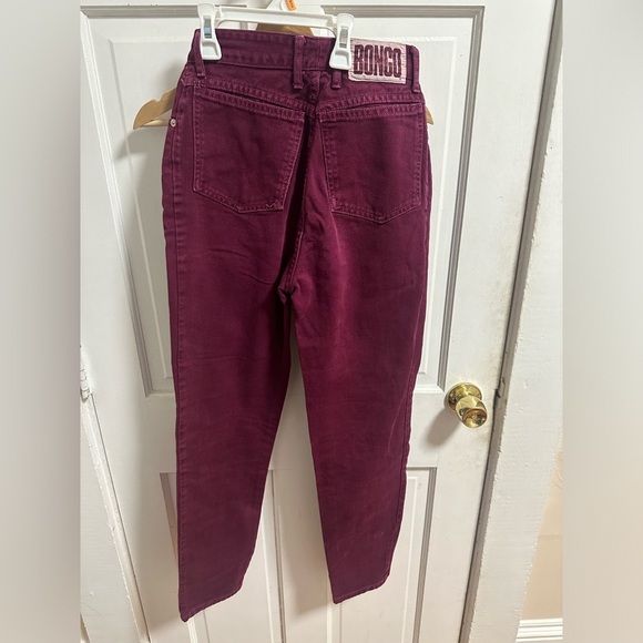 Bongo By Gene Montesano High Waist Burgundy
Denim Sz 5 - Picture 9 of 10